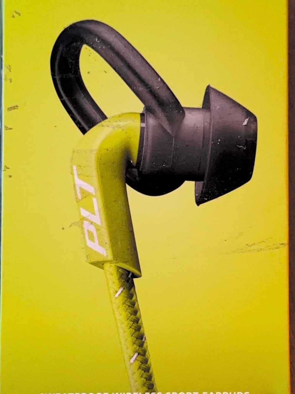 NEW Plantronics BackBeat FIT 305 Wireless Sport Headset Grey/Lime 209061-03